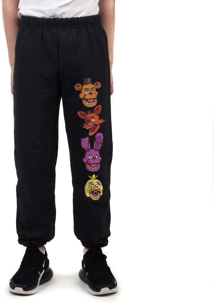 Boys Five Nights at Freddy's Video Game Black Sweatpants